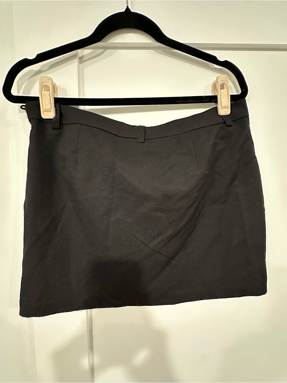 H&M Black Mini Skirt with Belt Loops